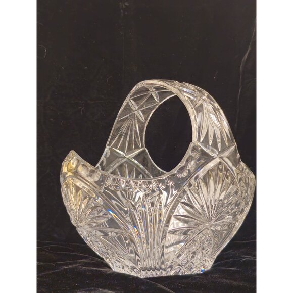 Vintage Shannon Godinger Crystal Basket, Original Box - Picture 11 of 15